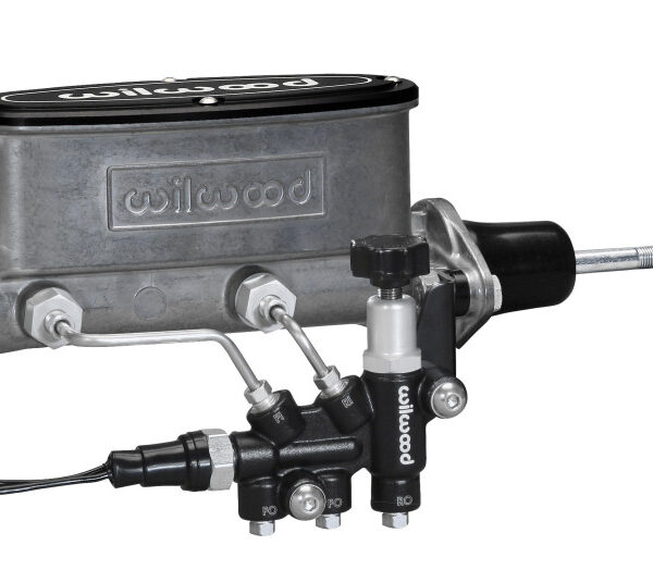 Wilwood HV Tandem M/C Kit w L/H Bracket & Prop Valve - 15/16in Bore-W/Pushrod
