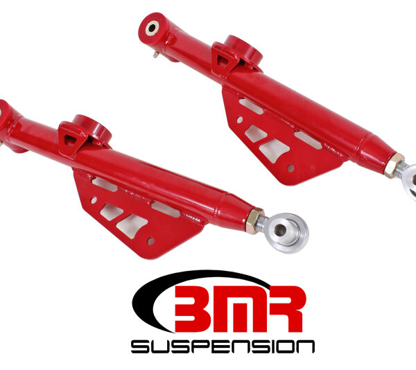 BMR 99-04 Mustang Single Adj. Lower Control Arms / Rod End (Polyurethane) - Red