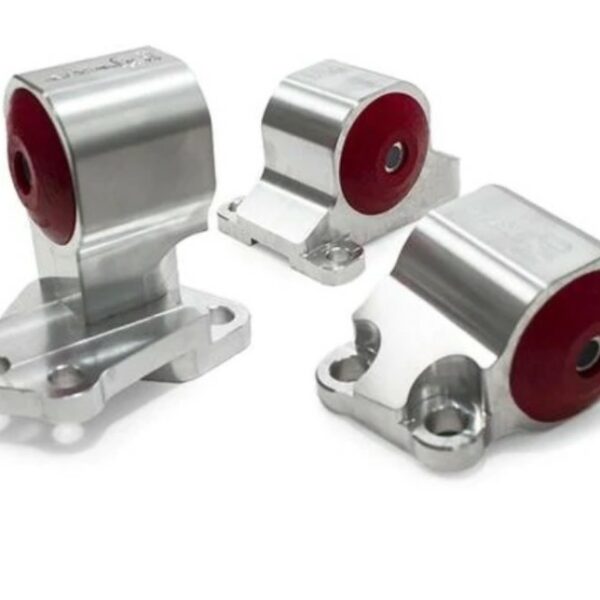 Innovative 92-95 Civic B/D Series Black Aluminum Mounts 95A Bushings (Auto to Manual Hydro 2 Bolt)