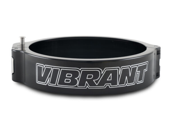 Vibrant 4in O.D. Aluminized HD 2.0 Clamp - Anodized Black (Clamp Only)