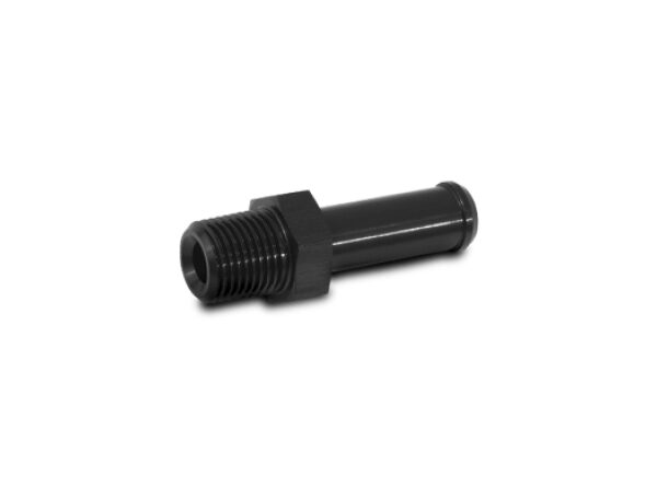 Vibrant Male NPT to Hose Barb Straight Adapter Fitting NPT Size 1/16in Hose Size 3/16in