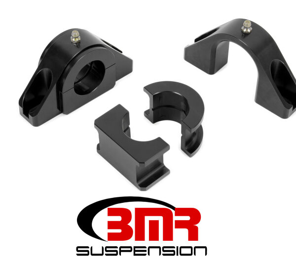 BMR Universal 1.375in Billet Aluminum Sway Bar Mount Mount (Delrin) - Black