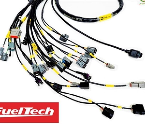 Rywire Honda K-Series (w/FuelTech 550 ECU) Eng Harness w/OBD2 Alt/EV14 Inj/AEM IAT/MAP (Adapter Req)