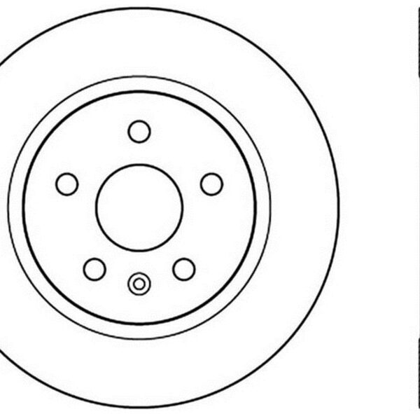StopTech Sport Cross Drilled Brake Rotor - Front Left