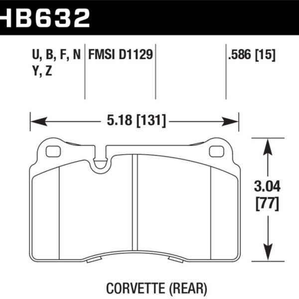 Hawk 2005 Aston Martin DB9 LTS Street Front Brake Pads