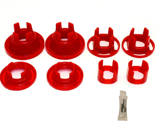 BMR 10-11 5th Gen Camaro Rear Cradle Street Version Poly Inserts Only Bushing Kit - Red