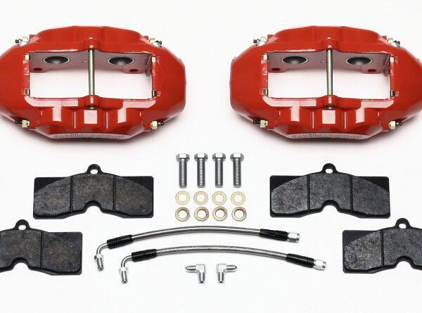 Wilwood D8-4 Rear Caliper Kit Red Corvette C2 / C3 65-82