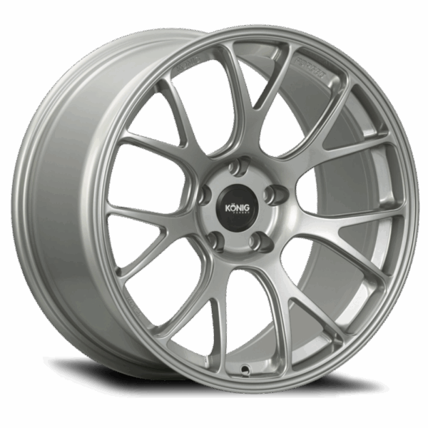 Konig Forged F1M 18X8.5 5X112 ET42 Ash Silver Knurled Bead