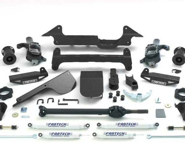 Fabtech 03-05 Hummer H2 Suv/Sut 4WD w/Rr Air Bags 6in Perf Sys w/Perf Shks