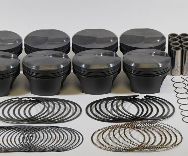 Mahle MS Piston Set BBC 460ci 4.280in Bore 4.00in Stroke 6.135in Rod .990 Pin 28cc 10.4 CR Set of 8