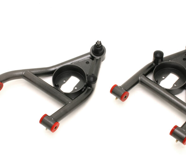 BMR 67-69 1st Gen F-Body Lower A-Arms Non-Adj. Rear Bump Stops (Polyurethane) - Black Hammertone