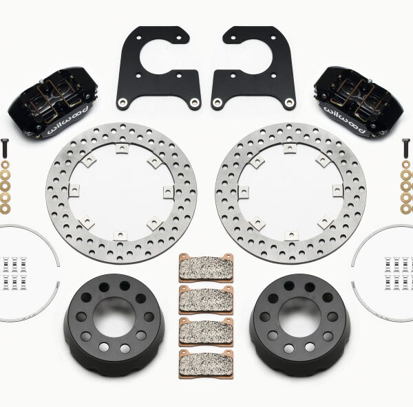 Wilwood Dynapro Lug Mount Single Rear Dynamic Kit SA Drilled M-W/Lamb Ends .690in Studs