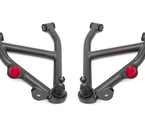 BMR 82-92 GM F-Body A-Arms Lower DOM Non-Adj Delrin Bushings Coilover - Black Hammertone