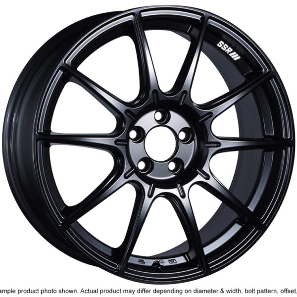 SSR GTX01 19x8.5 5x120 38mm Offset Flat Black Wheel (S/O, No Cancellations)