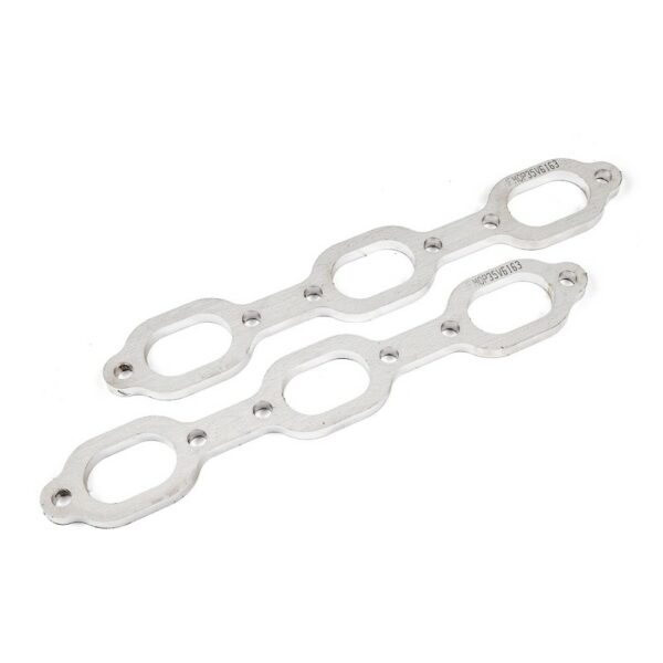 Stainless Works Mopar 3.5L V6 Flat Oval Port Header 304SS Exhaust Flanges 1-5/8in Primaries
