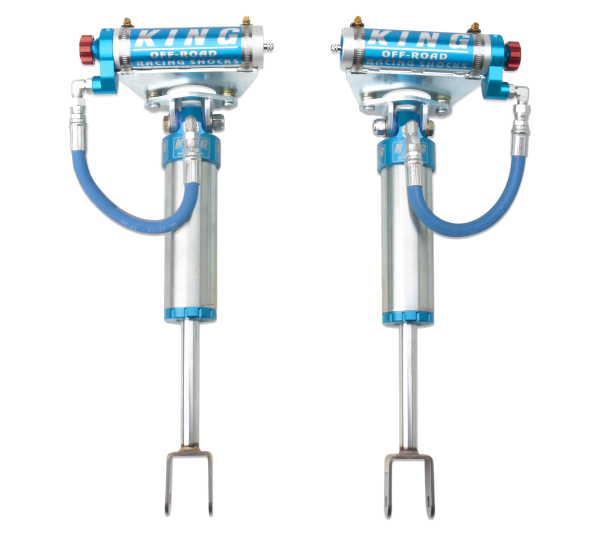 King Shocks 2011+ Chevrolet Silverado 2500/3500/HD Front 2.5 Dia Remote Res Shock w/Adjuster (Pair)