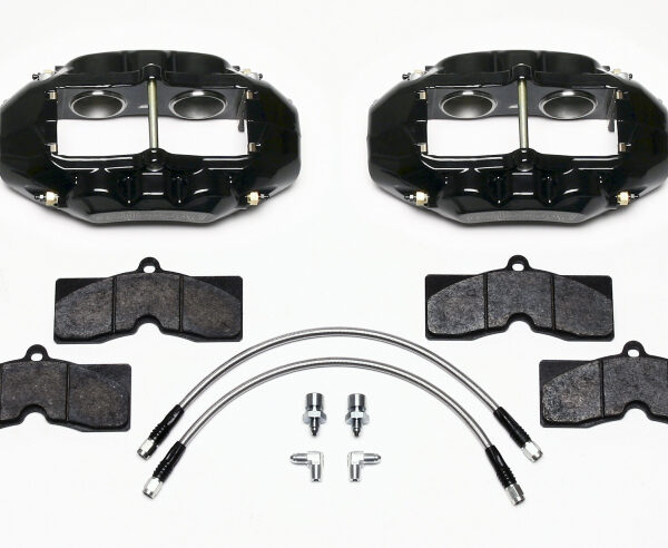Wilwood D8-4 Front Caliper Kit Black Corvette C2 / C3 65-82