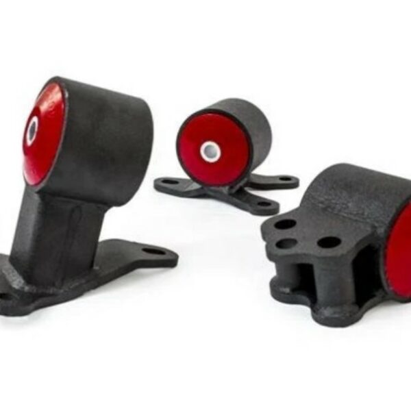 Innovative 94-01 Integra B-Series Black Steel Mounts 95A Bushings (Auto to Manual Cable)
