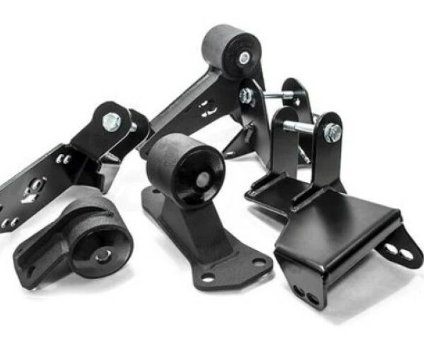 Innovative 96-00 Civic K-Series Black Steel Mounts 85A Bushings (EG/DC Subframe)