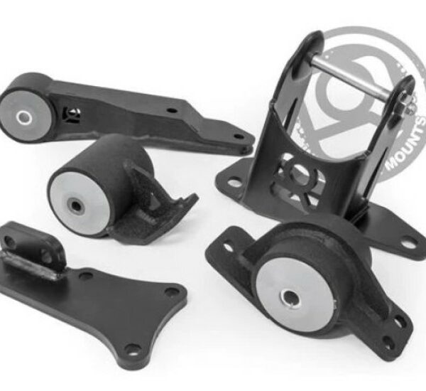 Innovative 00-07 Honda Insight K-Series Black Steel Mounts 75A Bushings (K24 Engine and K20 Trans)
