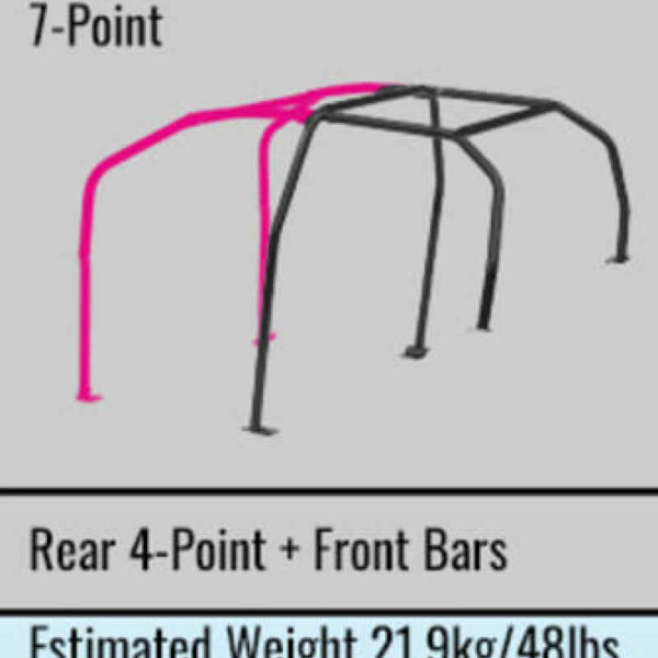 Cusco Chromoly Roll Cage 7-Point 4/5-Passenger Through Dash Mitsubishi Evo 10 CZ4A (S/O / No Cancel)