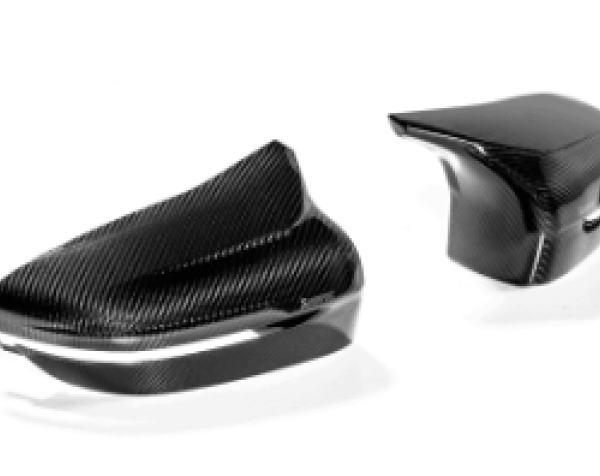 Akrapovic 2018+ BMW M5 (F90) / 2020 BMW M8 (F91/F92) Carbon Fiber Mirror Cap Set - High Gloss
