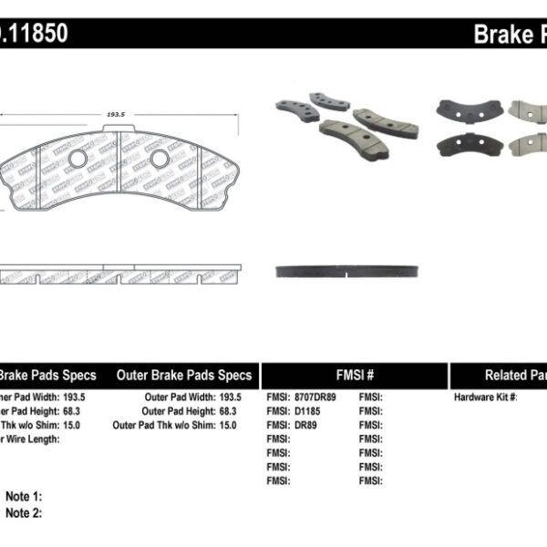 StopTech Performance 06-09 Chevrolet Corvette Z06 Front Brake Pads