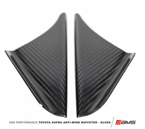 AMS Performance 2020+ Toyota GR Supra Anti-Wind Buffeting Kit - Gloss Carbon