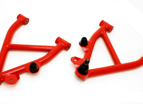 BMR 82-82 3rd Gen F-Body Non-Adj. A-Arms Lower (Polyurethane) w/ No Spring Pocket - Red