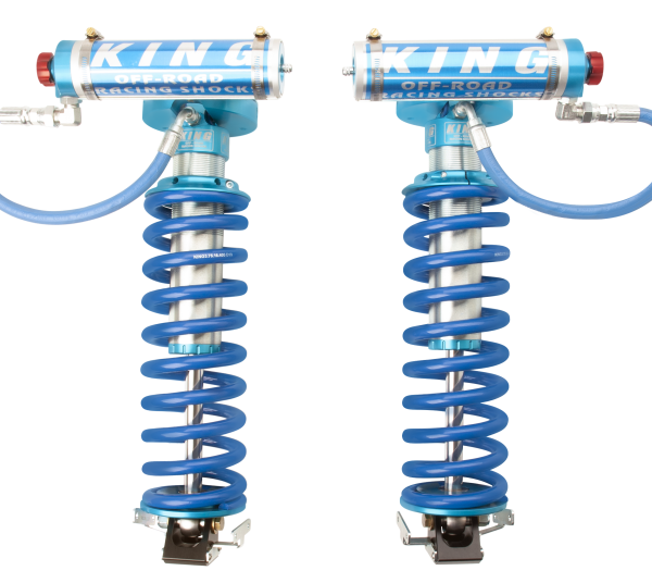 King Shocks 2005+ Ford F-250 4WD Front 2.5 Dia Remote Res Coilover Conversion w/Adjuster (Pair)