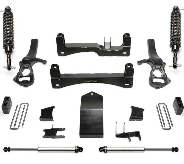 Fabtech 19-20 GM C/K1500 P/U w/Trail Boss/At4 Pkg 4in Perf Sys w/Dl 2.5 Resi & 2.25