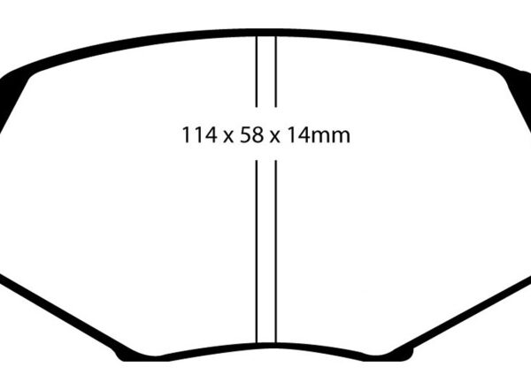 EBC 94-01 Mazda Miata MX-5 Bluestuff Front Brake Pads