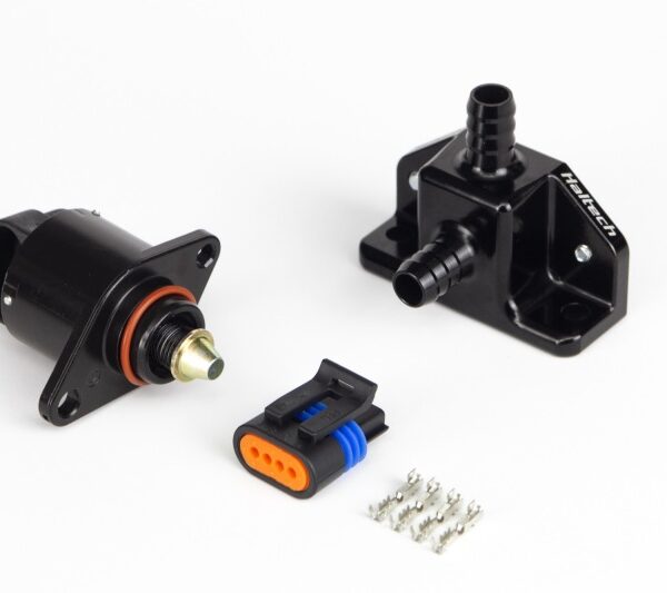 Haltech Billet 2 Port Housing w/2 Screw Style Motor Idle Air Control Kit