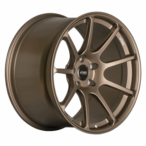 Konig Forged F5R 19x9 5x130 ET50 Satin Bronze Wheel (Knurled Bead)