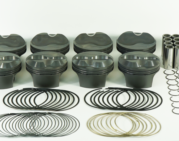 Mahle MS Piston Set Chevy SB 405ci 4.145in Bore 3.5/3.75 Stroke 6.125/6 Rod .927 Pin 9cc 13.0/13.9CR
