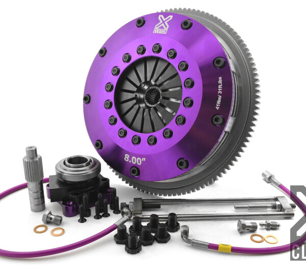 XClutch 1997 Mitsubishi Lancer EVO IV 2.0L 8in Twin Solid Ceramic Clutch Kit