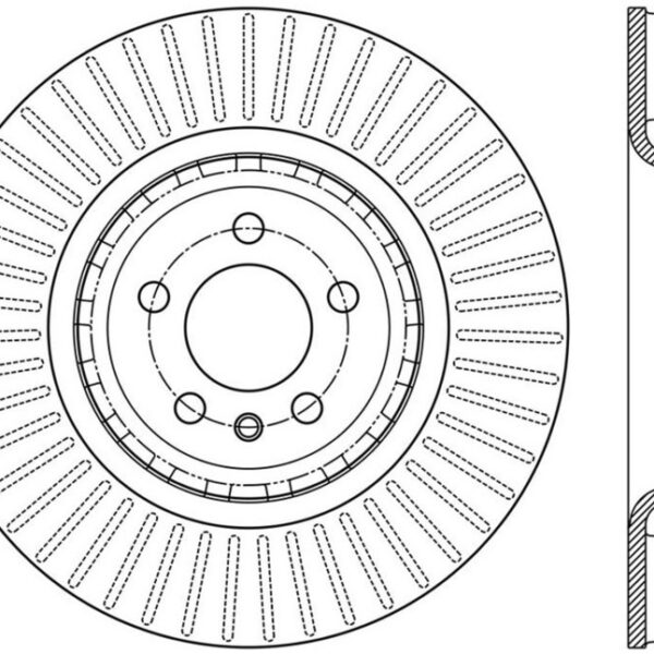 StopTech Sport Slotted Rotor - Front Left