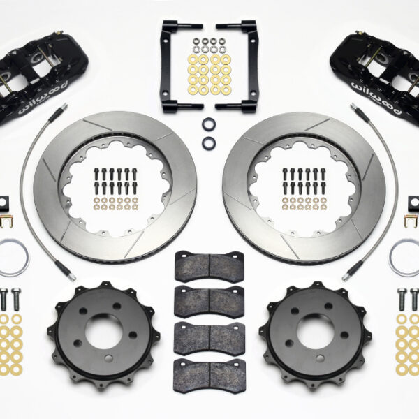 Wilwood AERO4 Rear Kit 14.25in 2008-2009 Pontaic G8 w/Lines