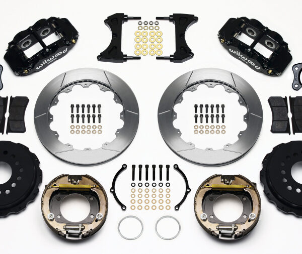 Wilwood Narrow Superlite 4R Rear P-Brk Kit 12.88in Big Ford New Style 2.50in Off Stag Mount