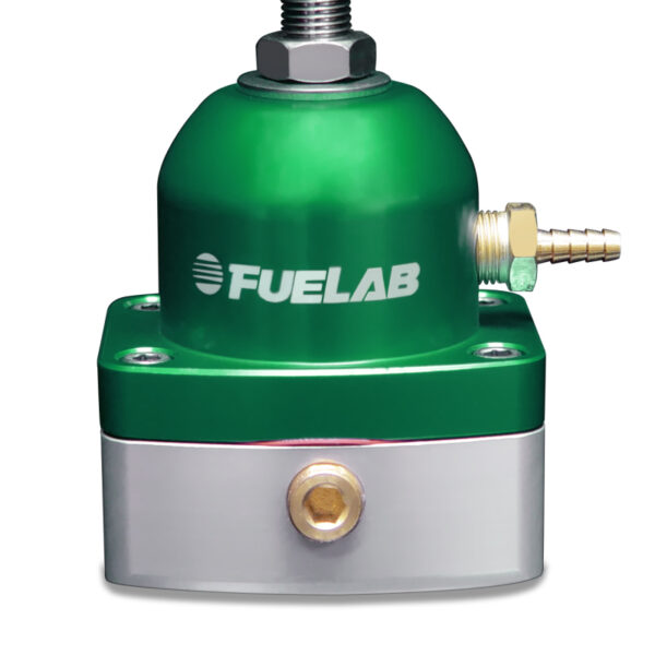 Fuelab 515 Carb Adjustable FPR Large Seat 1-3 PSI (2) -6AN In (1) -6AN Return - Green