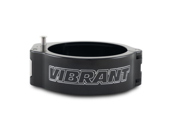 Vibrant 2.5in O.D. Aluminized HD 2.0 Clamp - Anodized Black (Clamp Only)