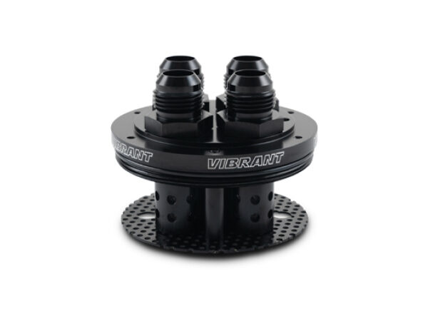 Vibrant 4-Port Catch Can Lid Assembly