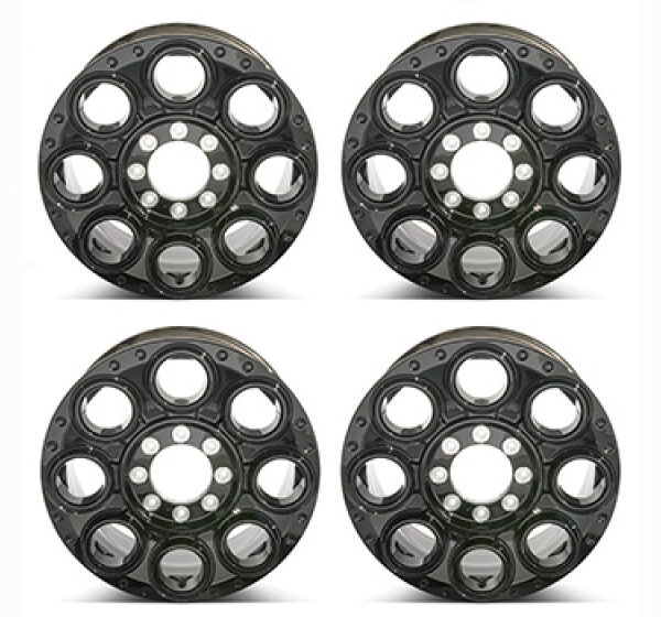 Ford Racing 23-24 Super Duty 20x8in Caliber Wheel Kit - Gloss Black