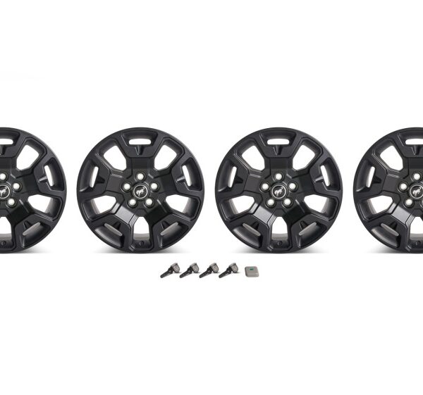 Ford Racing 2021+ Bronco Sport 17in Low Gloss Black Wheel Kit