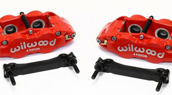 Wilwood Narrow Superlite 4R Rear Caliper & Bracket Kit - Red 97-13 C5/C6 Corvette w/ OEM Rotors
