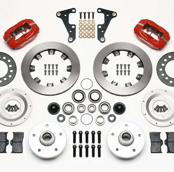 Wilwood Forged Dynalite Front Kit 11.75in Red 40-52 Oldsmobile