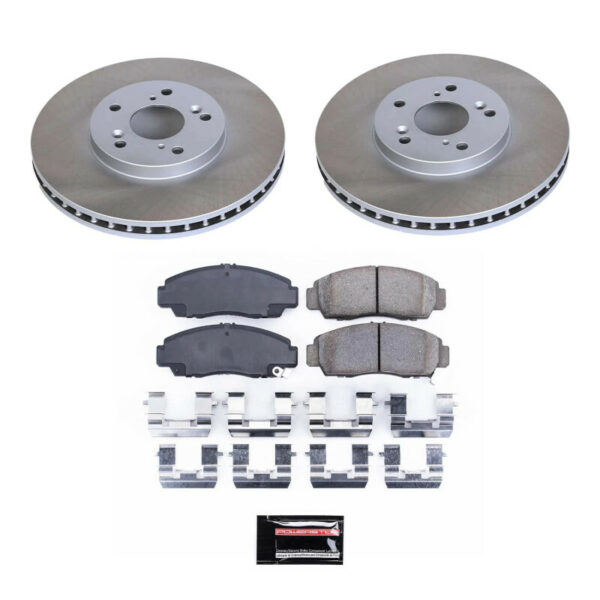 Power Stop 03-11 Honda Accord Front Semi-Coated Rotor Kit
