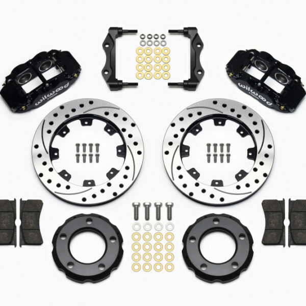 Wilwood Narrow Superlite 4R Front Kit 12.19in Drilled 82-86 Jeep CJ