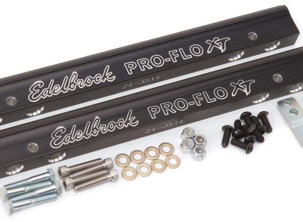 Edelbrock EFI Fuel Rail Kit SBC Pro-Flo XT for Use On 7137 Intake