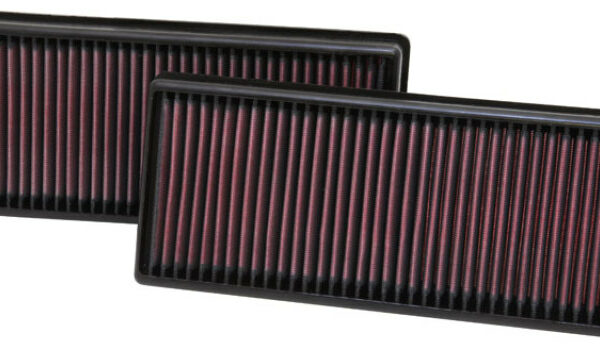 K&N Replacement Air Filter 12.563in O/S Length x 5.25in O/S Width x 1.625in H (Inc 2 Filters)